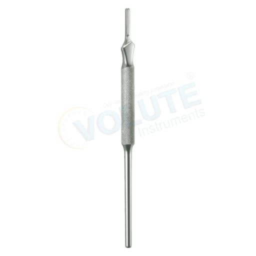 SCALPEL, ROUND HANDLE, 16CM