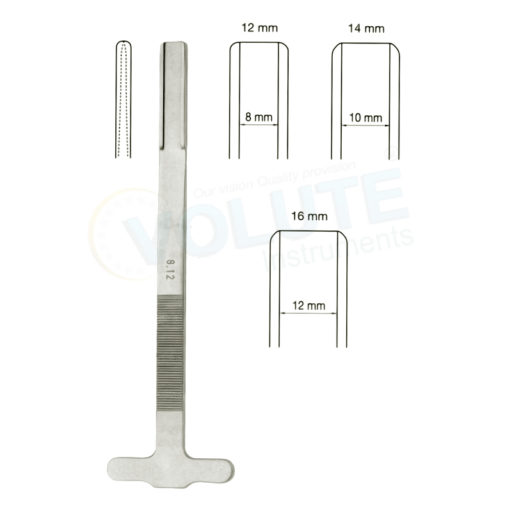 RUBIN EDGED BONE CHISEL, T SHAPE