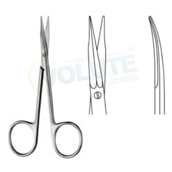 SIEGERT DISSECTING SCISSORS, 11.5CM