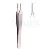 HUDSON EWALD DRESSING FORCEPS, 12CM, SERRATED