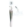 ADSON BROWN DELICATE TISSUE FORCEPS, ANGLED
