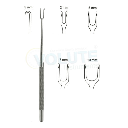 JOSEPH SKIN HOOK, DOUBLE PRONG, SHARP