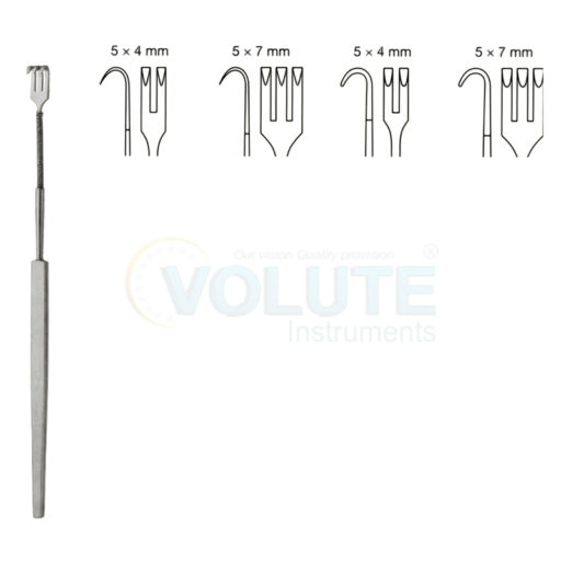 FLEXIBLE NECK RETRACTOR, 16CM