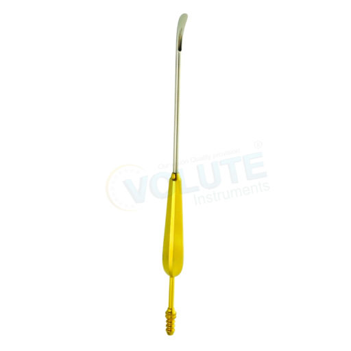 SCALP ELEVATOR WITH SUCTION, SLIGHTLY CURVED