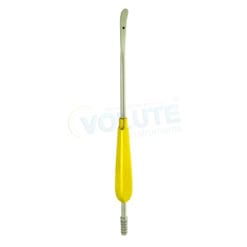 SCALP ELEVATOR WITH SUCTION, CURVED TIP