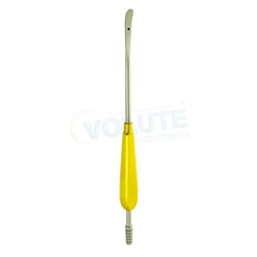 SCALP ELEVATOR WITH SUCTION, CURVED TIP