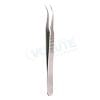 Micro Forceps, Curved, Sharp, 11.5CM