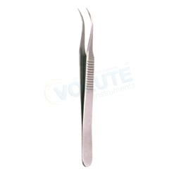 Micro Forceps, Curved, Sharp, 11.5CM