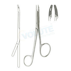 OBWEGESER GILLIES NEEDLE HOLDER WITH SCISSORS, 16CM, HEAVY MODEL