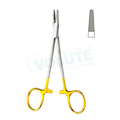 WRIGHT DERF T.C. NEEDLE HOLDER, 12.5CM, SERRATED
