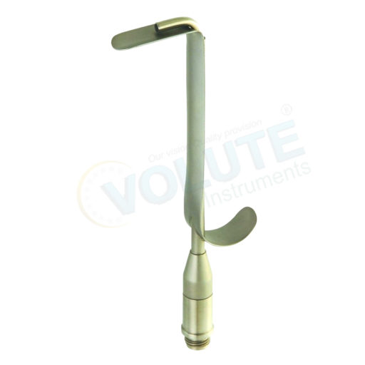 CONVERSE BLADE NASAL RETRACTOR, WITH FIBER OPTIC LIGHT GUIDE