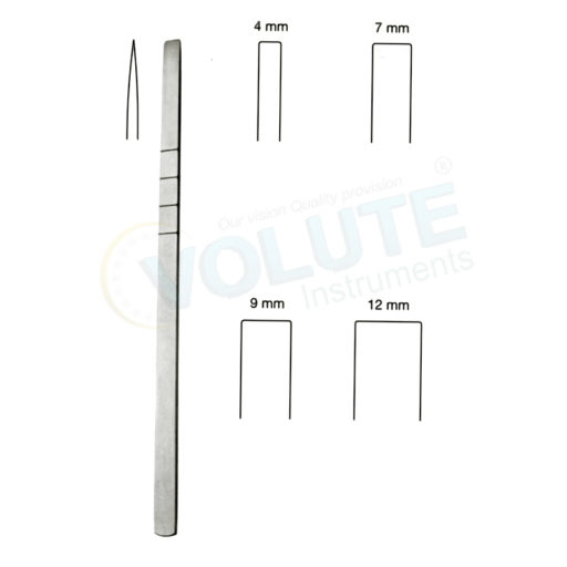 COTTLE OSTEOTOME, STRAIGHT, GRADUATED