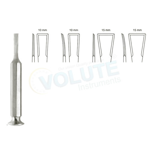 TESSIER OSTEOTOME, BEVELED EDGES