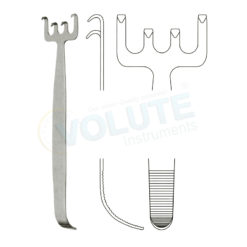WALTER RETRACTOR, 19CM, 4 PRONGS