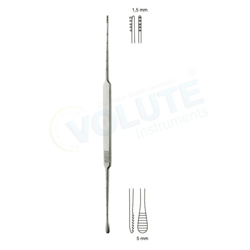 COTTLE PERIOSTEUM COMB AND RASPATORY, DOUBLE ENDED
