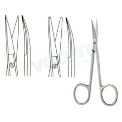 COTTLE MASING RHINOPLASTY SCISSORS, CURVED BLADE