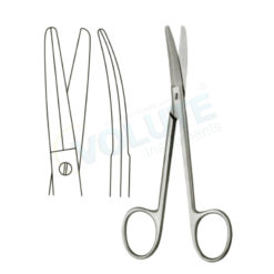 FOMON RHINOPLASTY SCISSORS, WITH OUTER CUTTING, BOTH SIDES SHARP