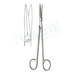 MCINDOE RHINOPLASTY SCISSORS, STRAIGHT, SERRATED