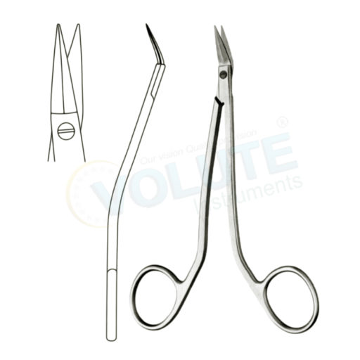 WALTER DORSAL SCISSORS SUPERCUT, ANGULAR - Volute Instruments