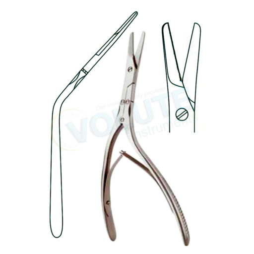 CAPLAN NASAL SEPTUM SCISSORS, SERRATED