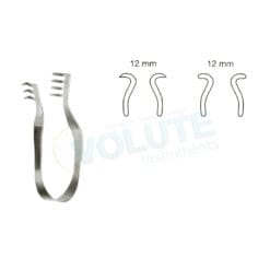 FINSEN RETRACTOR, 7CM, 3X4 PRONGS