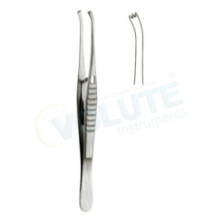 FOX TISSUE FORCEPS, 15CM, WITH CATCH